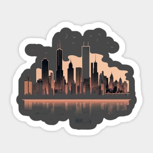 Chicago Skyline Sticker